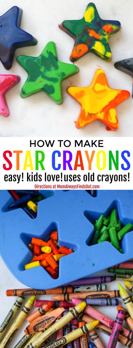 Turning Old Crayons into New Crayons - Unhurried Home