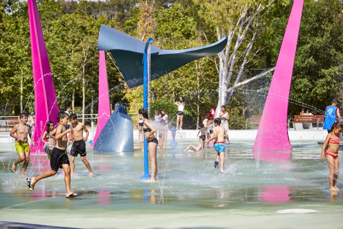 Parcs públics amb aigua